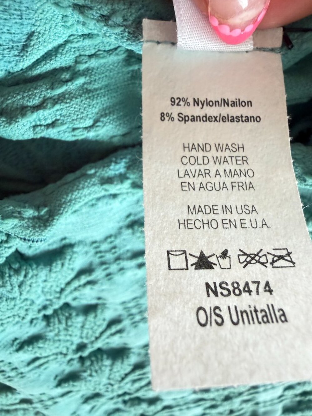 Nikibiki Tank - Teal - Picture 3 of 3